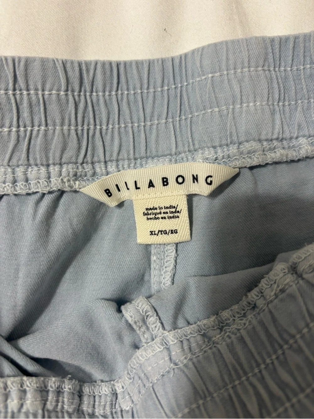 Billabong Light Blue Girls' Drawstring Shorts hit the road shorts